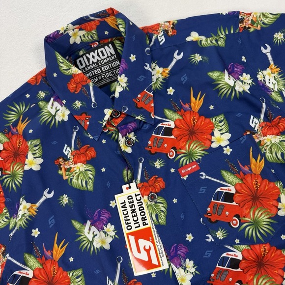 Dixxon Flannel Company Other - NWT Dixxon Flannel Company Limited‎ Edition Snap-On Hawaiian Short Sleeve Medium